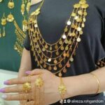 گردنبند رولباسی اماراتی/شکوفه/همه پسند/خاص/روح گندم