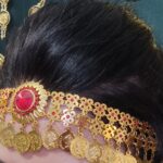 هدبند نگین دار/عروسی/طرح طلا/لاکچری/دستساز/زیورآلات روح گندم