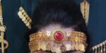 هدبند نگین دار/عروسی/طرح طلا/لاکچری/دستساز/زیورآلات روح گندم - تصویر 3