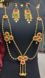 گردنبند الهه/عروسی/طرح طلا/لاکچری/خاص/زیورآلات روح گندم - تصویر 3