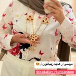 گردنبند الهه ناز دست ساز/مناسب هدیه و مهمانی /زیورآلات روح گندم