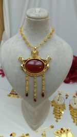 گردنبند قوچ طرح طلا/خاص/زیورآلات روح گندم/لاکچری/دستساز
