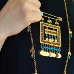 سنجاق ورساچه خاص/زیورآلات روح گندم/طرح طلا/لاکچری/دستساز