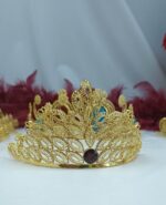 تاج گندم/عروسی/طرح طلا/لاکچری/دستساز/زیورآلات روح گندم - تصویر 2