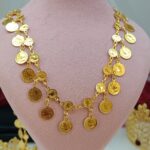 خار یاعقدرو سکه ای الیزابت/طرح طلا/زیورآلات روح گندم/دستساز