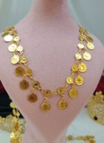 خار یاعقدرو سکه ای الیزابت/طرح طلا/زیورآلات روح گندم/دستساز