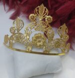 تاج ماندانا/عروسی/طرح طلا/لاکچری/دستساز/زیورآلات روح گندم - تصویر 2