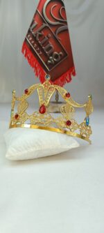 تاج زمرد/عروسی/زیورآلات روح گندم/خاص/دستساز - تصویر 2
