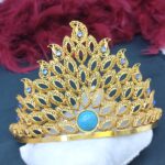 تاج کلوپاترا/عروسی/طرح طلا/لاکچری/دستساز/زیورآلات روح گندم