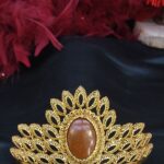 تاج مریم/عروسی/طرح طلا/لاکچری/دستساز/زیورآلات روح گندم