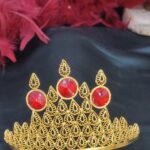 تاج یوگا/عروسی/طرح طلا/لاکچری/دستساز/زیورآلات روح گندم