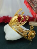 تاج عشق/عروسی/طرح طلا/لاکچری/دستساز/زیورآلات روح گندم - تصویر 3