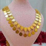 خار یا عقدرو پولکی آینه ای زیورآلات روح گندم/عروسی/طرح طلا/لاکچری/دستساز