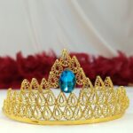 تاج دانه آتشی دست ساز طرح طلا مناسب جشن عروسی| روح گندم - تصویر 2