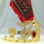 تاج فرشته ها طرح طلا دستساز مناسب عروسی جشن | روح گندم - تصویر 4