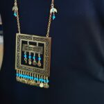 گردنبند ورساچه خاص/عروسی/طرح طلا/زیورآلات روح گندم/دستساز