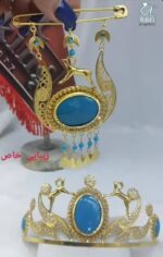 ست دلربا قوچ دار/عروسی/طرح طلا/لاکچری/دستساز - تصویر 3
