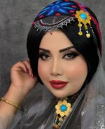 ست سنجاق پاپاتیا/عروسی/طرح طلا/لاکچری/دستساز