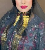 سنجاق زیر گلو سکه الیزابت snz134/عروسی/طرح طلا/لاکچری/دستساز - تصویر 3