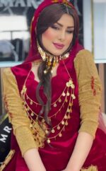 رولباسی آرزو Ru103/عروسی/طرح طلا/لاکچری/دستساز - تصویر 3