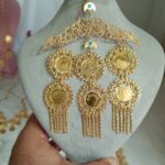 سنجاق زیر گلو شمیم/عروسی/طرح طلا/لاکچری/دستساز/بدلیجات روح گندم
