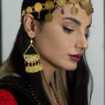 گوشواره سپیده نام/زیورآلات روح گندم/طرح طلا/لاکچری/دستساز