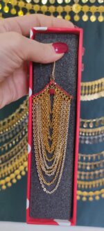 گوشواره الانتیا/عروسی/بدلیجات روح گندم/لاکچری/دستساز