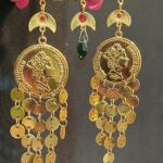 سنجاق زیر گلو الیزابت snz109/عروسی/طرح طلا/لاکچری/دستساز