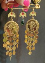 سنجاق زیر گلو الیزابت snz109/عروسی/طرح طلا/لاکچری/دستساز
