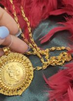 پلاک الیزابت P105/بدلیجات روح گندم/طرح طلا/مراسمات