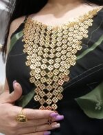 گردنبند مرجان/عروسی/طرح طلا/لاکچری/دستساز - تصویر 6