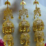 سنجاق زیر گلو لوستری snz125/عروسی/طرح طلا/لاکچری/دستساز
