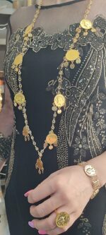 رولباسی مرجان Ru2/عروسی/طرح طلا/لاکچری/دستساز/ بدلیجات روح گندم - تصویر 2