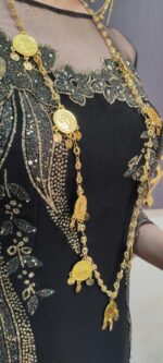 رولباسی مرجان Ru2/عروسی/طرح طلا/لاکچری/دستساز/ بدلیجات روح گندم - تصویر 4