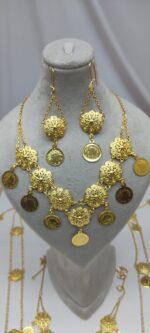 سرویس شکوفه G14/عروسی/طرح طلا/لاکچری/دستساز - تصویر 4
