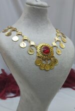 گردنبند نرگس/عروسی/طرح طلا/لاکچری/دستساز - تصویر 2