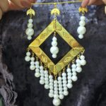 سنجاق زیر گلو روناز/عروسی/طرح طلا/لاکچری/دستساز