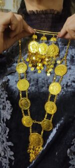 ست کامل الیزابت/عروسی/طرح طلا/لاکچری/دستساز - تصویر 2