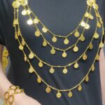 رولباسی آرزو Ru103/عروسی/طرح طلا/لاکچری/دستساز