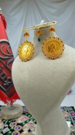 سنجاق زیر گلو ترانه/عروسی/طرح طلا/لاکچری/دستساز