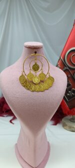 سنجاق زلفی هلال ماه/عروسی/طرح طلا/لاکچری/دستساز - تصویر 2