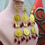 سنجاق زیر گلو پاسارگاد/عروسی/طرح طلا/لاکچری/دستساز