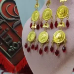 سنجاق زیر گلو پاسارگاد/عروسی/طرح طلا/لاکچری/دستساز