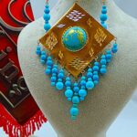 سنجاق زیر گلو شگفت ها/عروسی/طرح طلا/لاکچری/دستساز