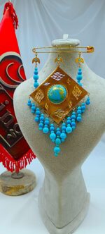 سنجاق زیر گلو شگفت ها/عروسی/طرح طلا/لاکچری/دستساز
