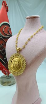 پلاک پهلوی خورشیدی/بدلیجات روح گندم/عروسی/طرح طلا/لاکچری/دستساز - تصویر 3