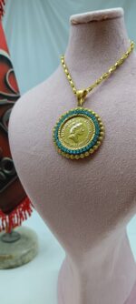 پلاک الیزابت استرالیا/زیورآلات روح گندم /عروسی/طرح طلا/لاکچری/دستساز