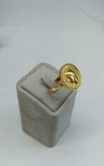انگشتر رخ/بدلیجات روح گندم/طرح طلا/عروسی/دستساز - تصویر 2