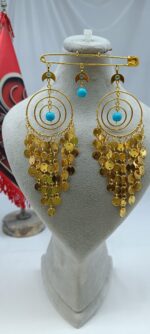 سنجاق زیر گلو نغمه snz107/عروسی/طرح طلا/لاکچری/دستساز