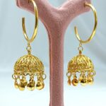 گوشواره هندی لوستری | جشن و مراسم | بدلیجات روح گندم